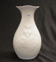 Kaiser, Germany white matt glaze vase