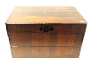 Victorian rosewood writing slope box