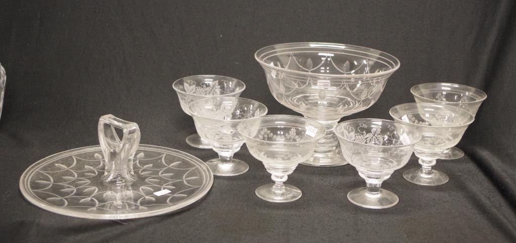 Quantity of various Stuart crystal dessert ware - Bild 3 aus 3