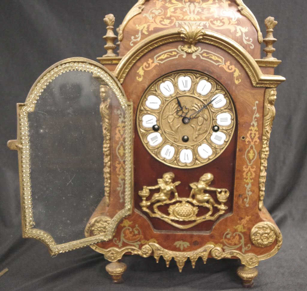 Italian Louis style mantle clock - Image 3 of 5