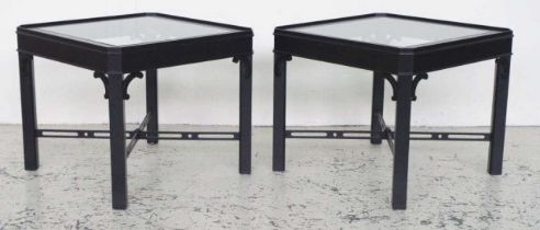 Two contemporary occasional tables