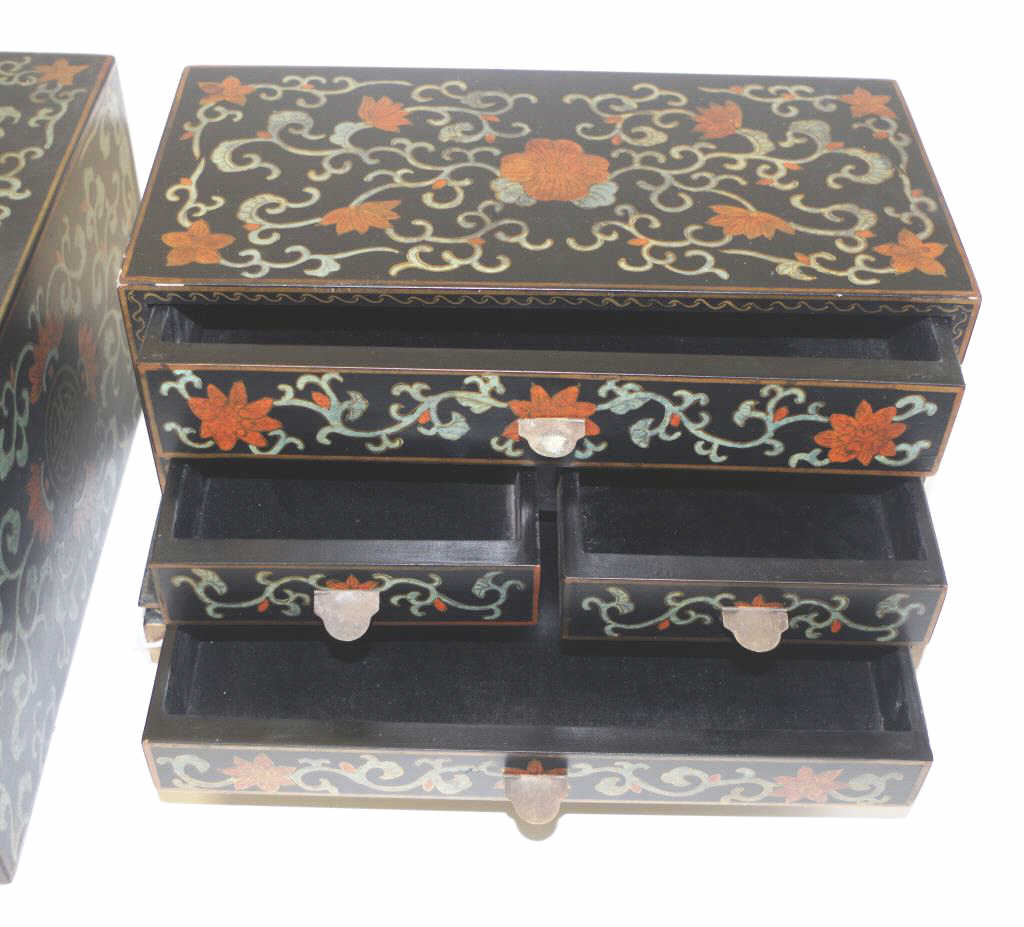 Chinese table top chest of drawers - Image 4 of 5