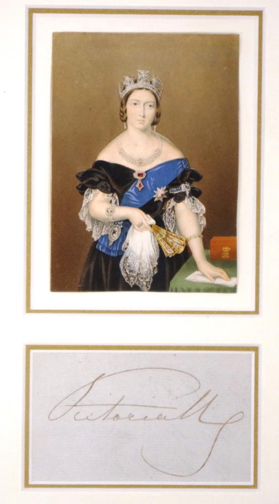 Original Queen Victoria signature - Image 2 of 6