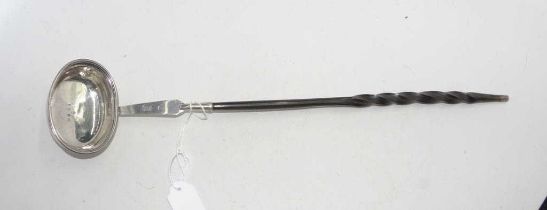 George III sterling silver toddy ladle