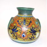 Gouda painted ceramic table vase