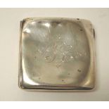 Sterling silver cigarette case