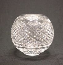Waterford crystal "Glandore" rose bowl vase