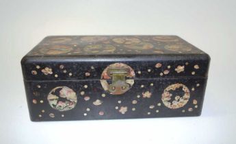 Antique Chinese inlaid Mother of pearl box