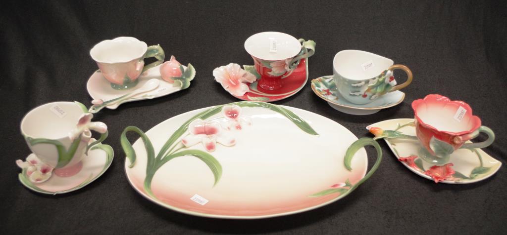 Collection of Franz porcelain tea wares - Image 2 of 5