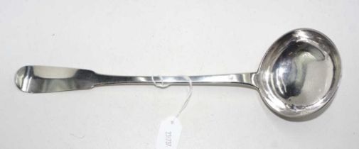 Early 19th century French silver ladle