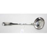 Early 19th century French silver ladle