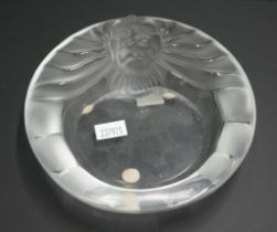 Lalique France "Lion" dish