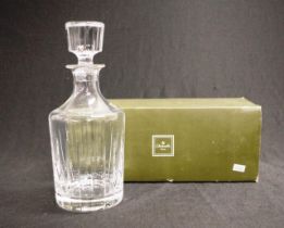 Christofle crystal "Iriana" spirit decanter