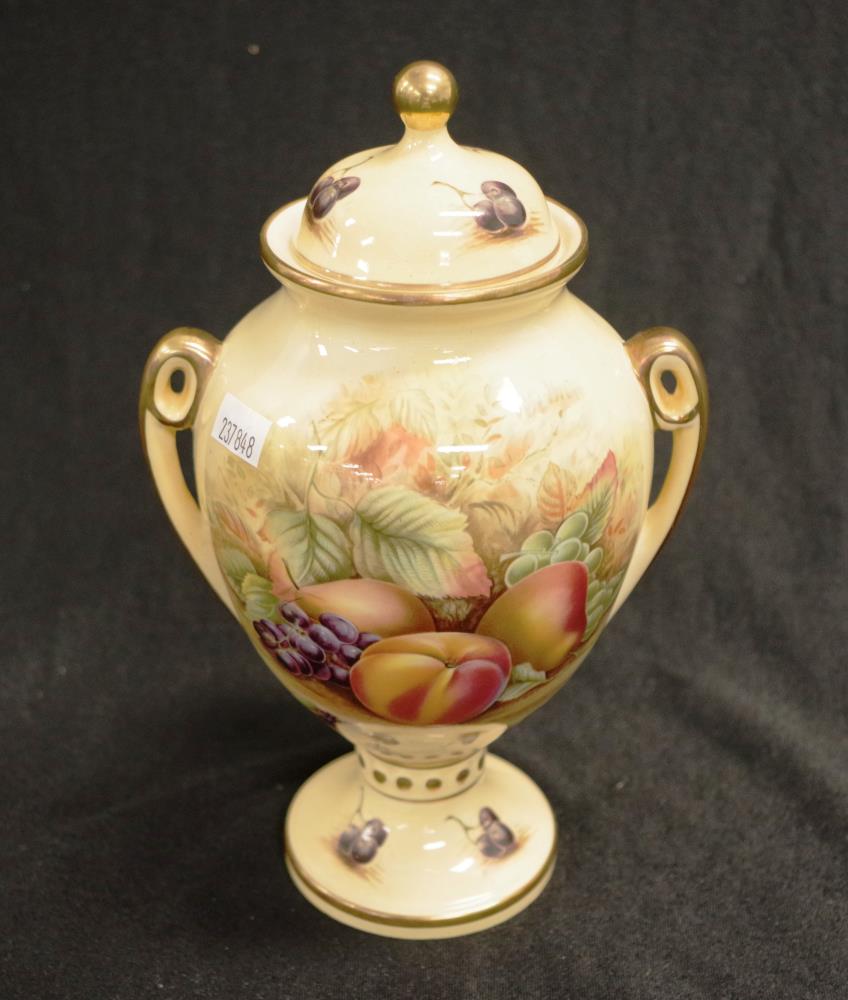 Aynsley "Orchid gold" lidded urn - Image 2 of 4