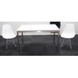 Contemporary table & 2 chairs