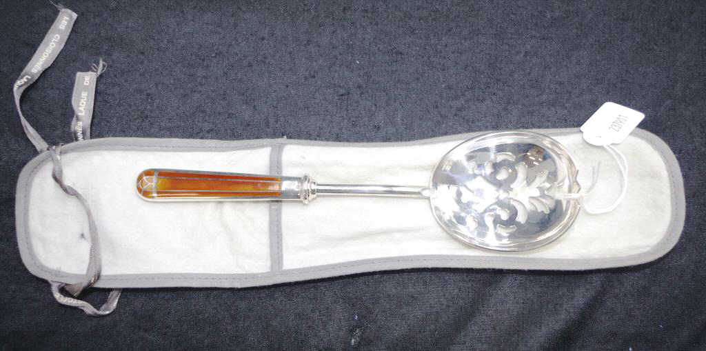 Christofle "les cloisonnes laque de chine" spoon