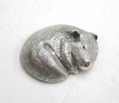 Sterling silver wombat