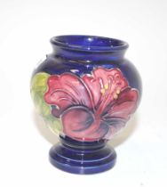 Moorcroft 'Hibiscus' posy vase