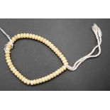 Chinese string bone Buddhist beads