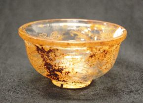 Chinese quartz glass bowl