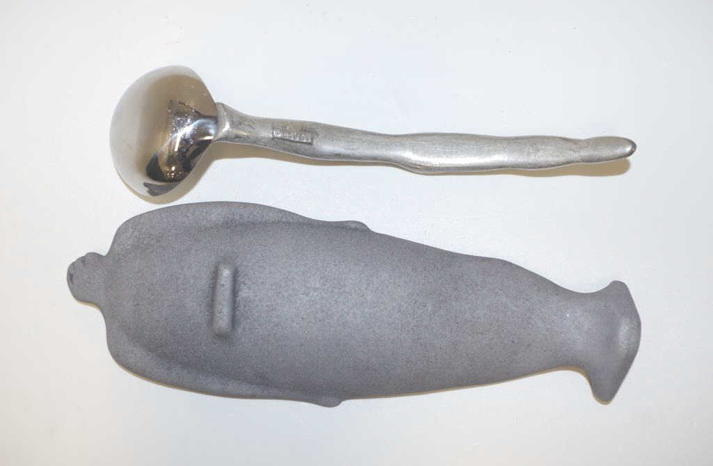 Carrol Boyes South African spoon rest & ladle - Image 2 of 3
