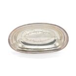American sterling silver oval dish