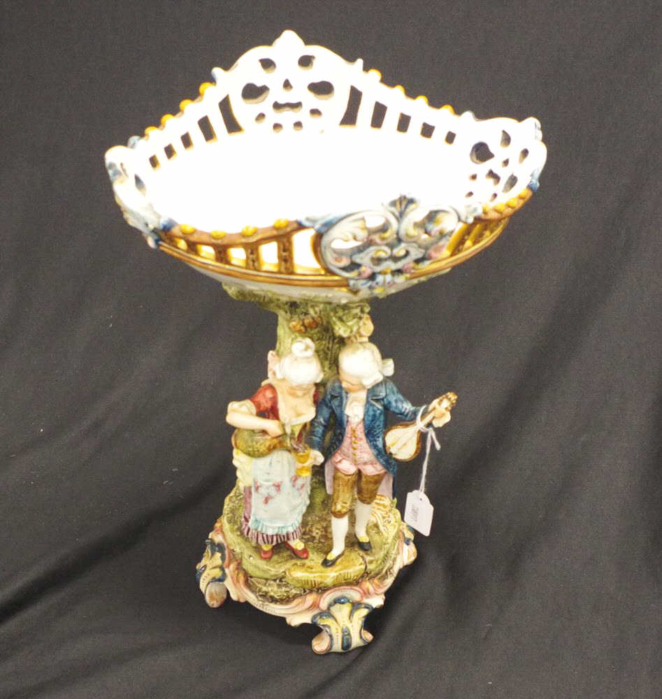 Early German figural centrepiece bowl - Image 2 of 5