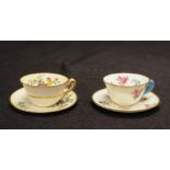 Two Crown Staffordshire miniature Cup/saucers