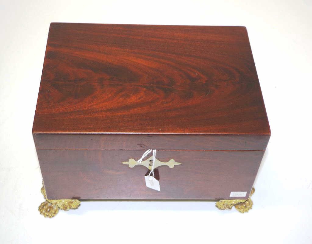 Regency flamed mahogany box - Image 2 of 4