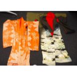 Two various Japanese ex-display kimonos