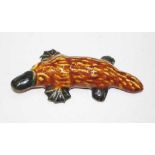 Rare Nellie McCredie Australian Pottery Platypus