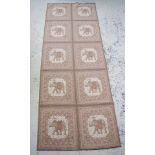 South Asian kilim rug