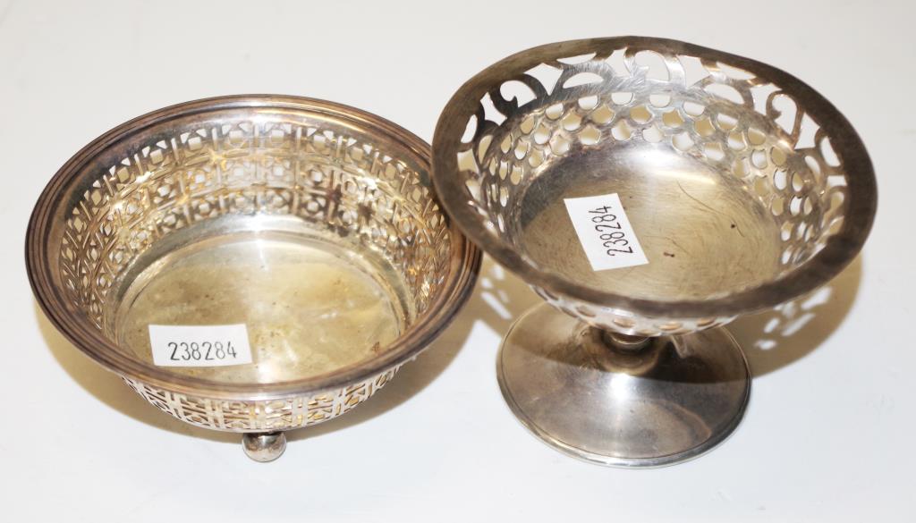Two various sterling silver sweetmeat bowls - Image 2 of 4