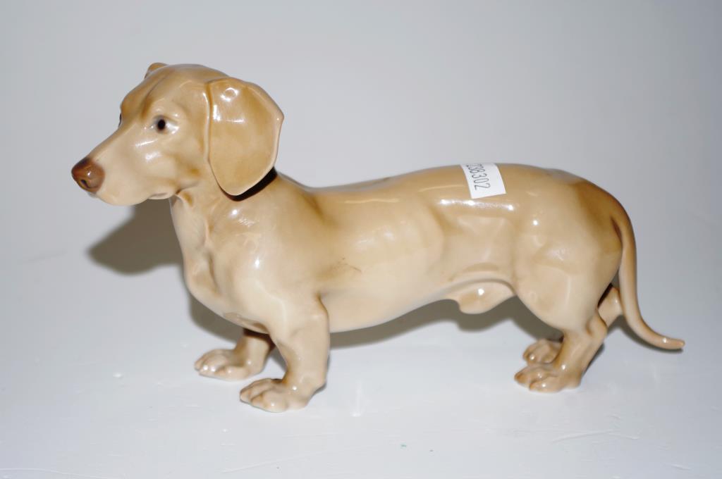 Bing & Grondahl dachshund dog figure - Image 4 of 4