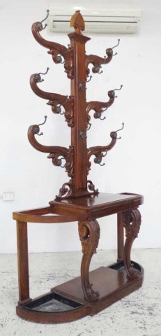 Victorian mahogany tree hall stand - Image 2 of 3
