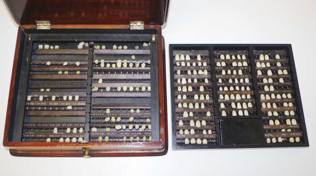 Antique Dentist's Supply Company Tooth Display Box - Bild 2 aus 5