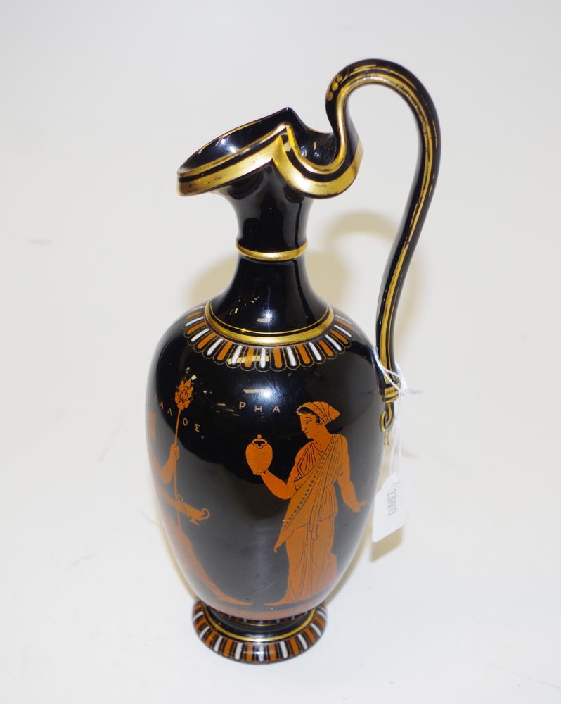 Sam Alcock Denochoe black glaze jug - Image 2 of 4