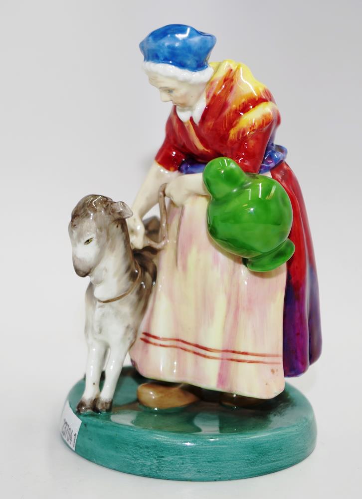 Royal Worcester 'The Old Goat Woman' figurine - Image 3 of 5