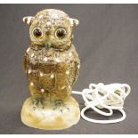 Antique Victorian owl night light