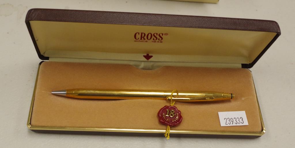 Cased Cross gold plated mechanical pencil - Image 2 of 3