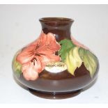 Moorcroft hibiscus vase