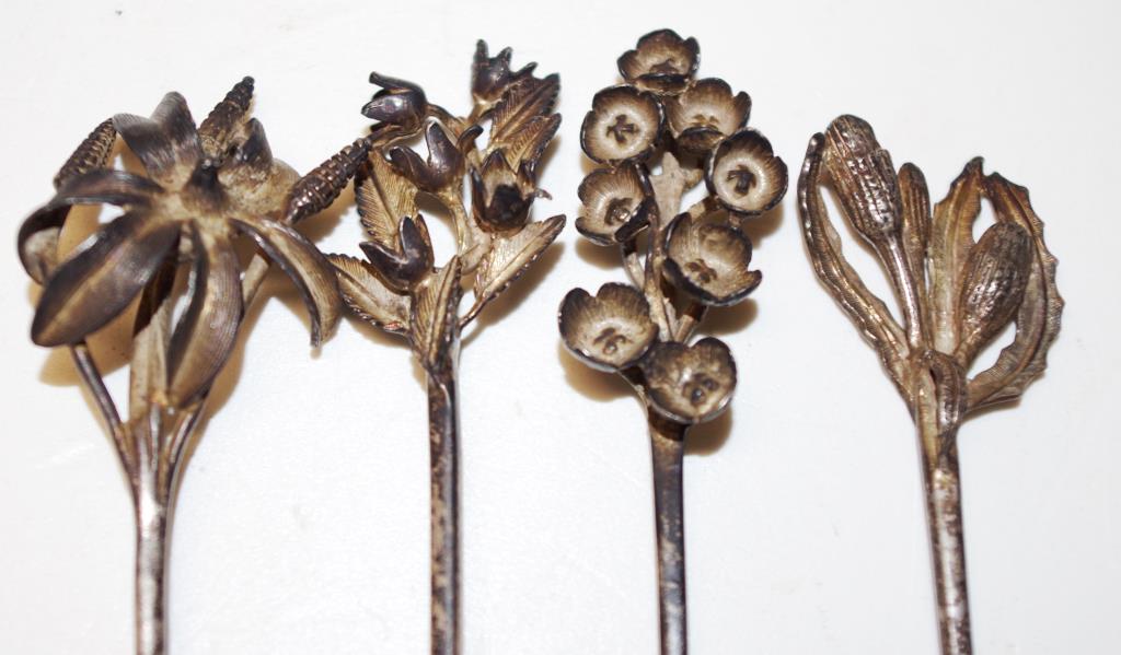 Four sterling silver Australian floral teaspoons - Image 5 of 5