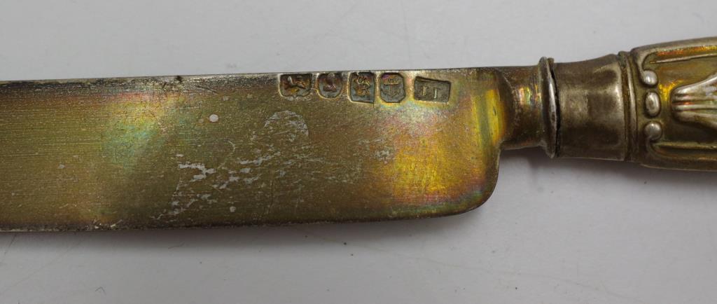 William IV silver miniature knife and fork - Image 3 of 3