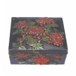 Japanese spelter jewellery box