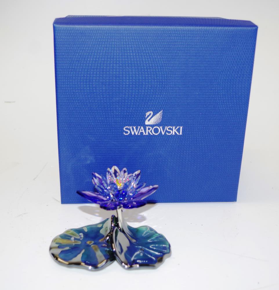 Large coloured Swarovski waterlily - Image 3 of 3