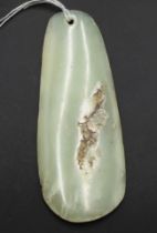 Good Chinese carved jade toggle