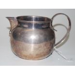 Australian art nouveau sterling silver water jug