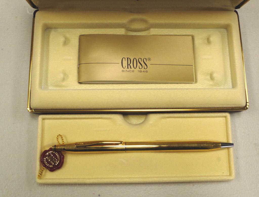 Cased Cross 18ct gold plated ballpoint pen - Image 2 of 3