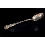 Victorian silver basting kings pattern spoon