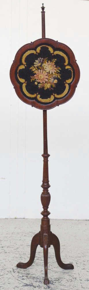 Victorian tripod pole screen